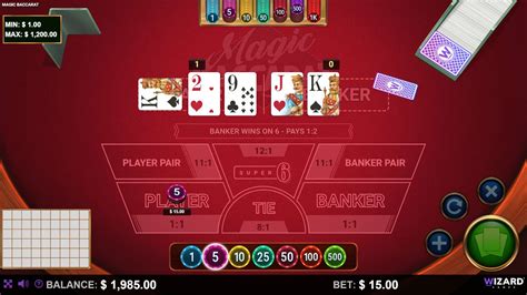 casino wizard baccarat|Online Baccarat Game .